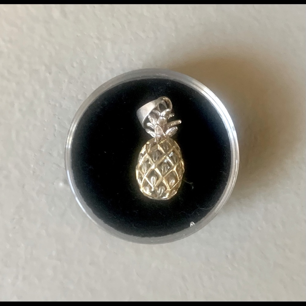Hallmarked Sterling Pineapple Pendant or Charm